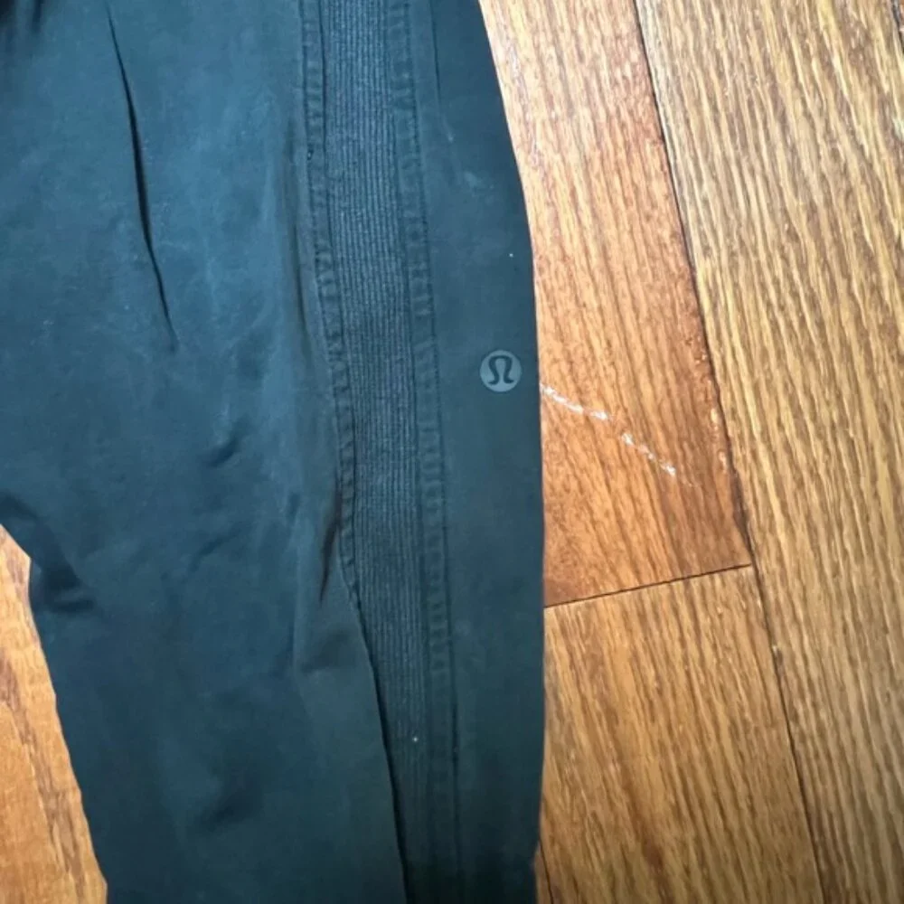 Lululemon Fleece Please Jogger Terry Black Size 4 - Picture 5 of 6